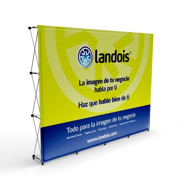 Banner muro 225 x 225 cm