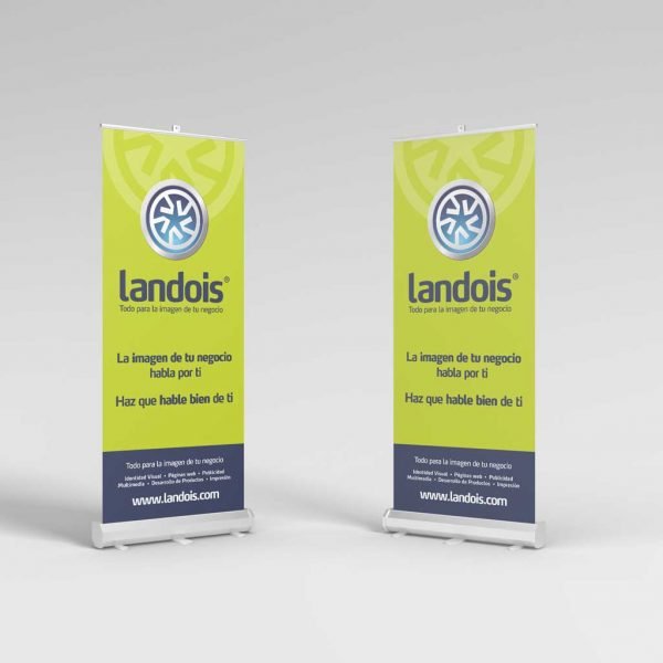 Banner rollup de 85 x 200 cm
